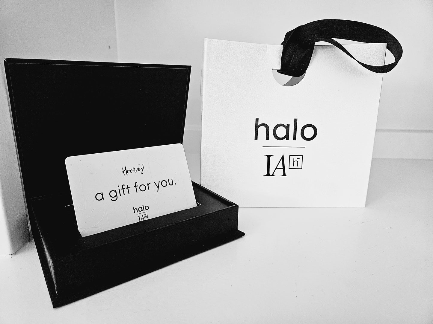 $120 Halo | IA-h Boxed Gift Card in a Luxury Wrapping Bag